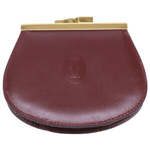 Cartier L3000009 Must Line coin purse/wallet in Bordeaux (women's).